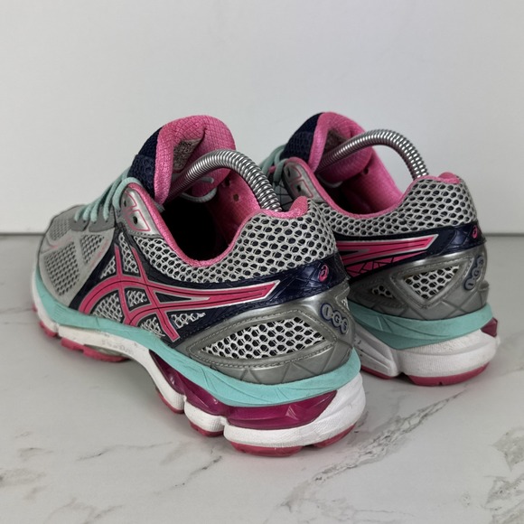 ASICS GT-2000 3 Running Shoes Womens 9.5 Teal Pink Gray Athletic Sneaker Walking - Picture 6 of 10